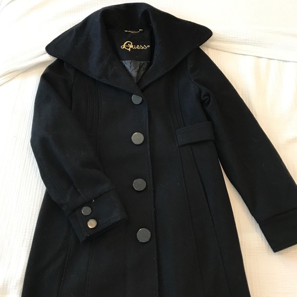 SOLD - Guess Wool Coat - Picture 2 of 8
